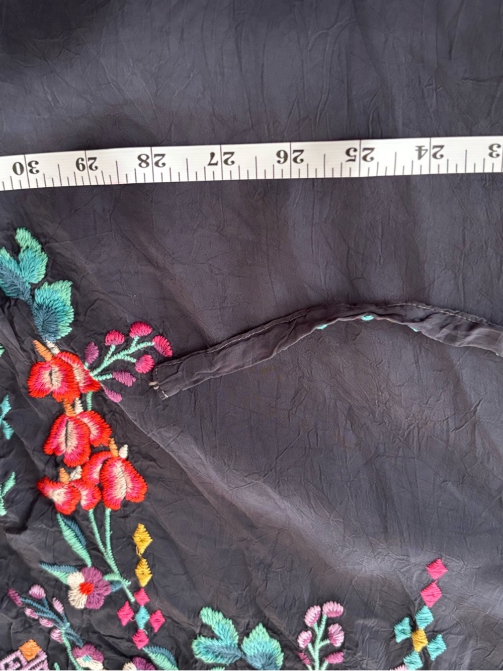 Johnny Was Selena Embroidered Poncho Womans Medium - Picture 6 of 7